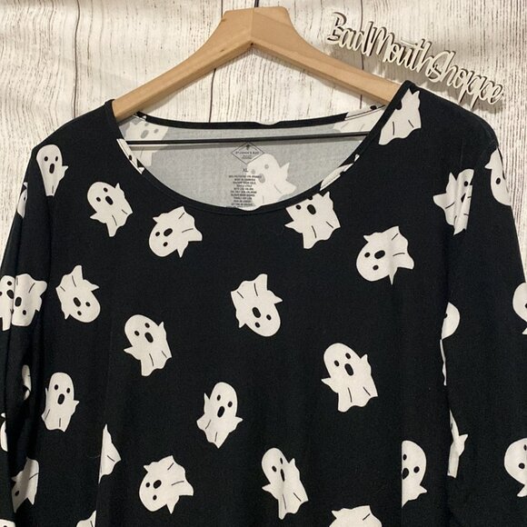 *Halloween Ghost Swing Skater Dress or Tonic Top Stretch Plus XL - Picture 2 of 8